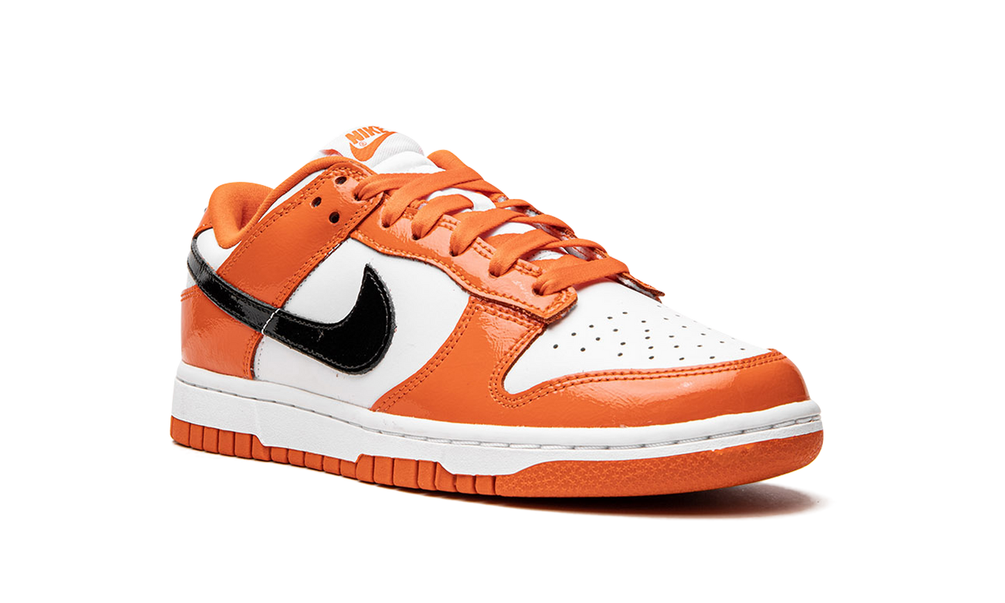 DUNK LO MNS WMNS  Orange / Black Patent Leather