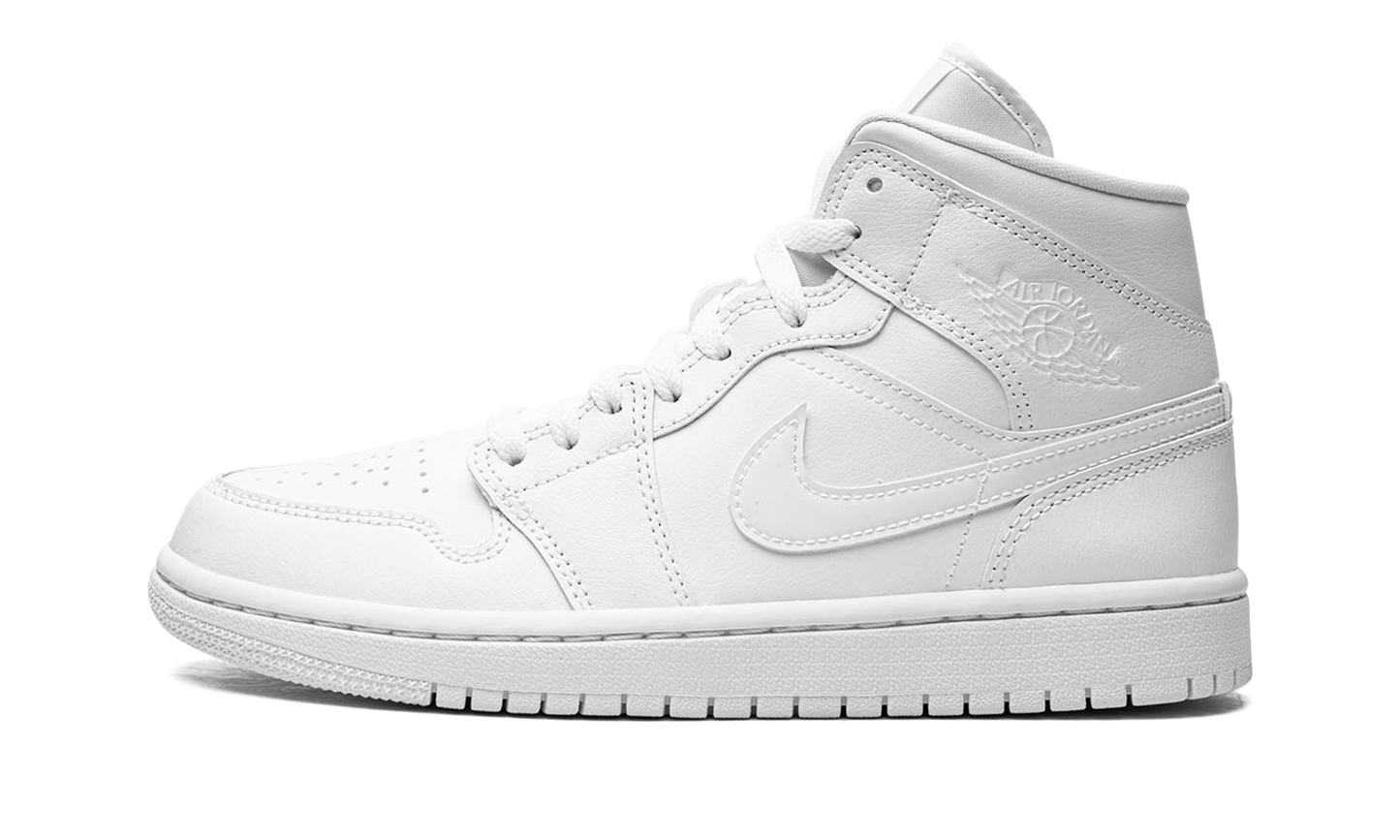 AIR JORDAN 1 MID WMNS  Triple White 2022