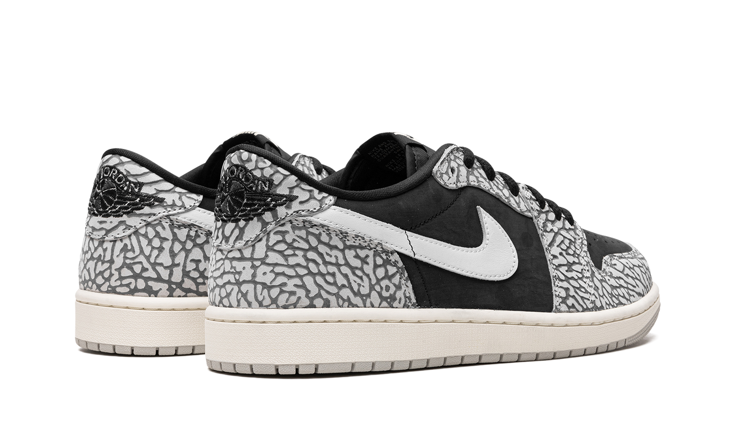 Air Jordan 1 Low  Black Elephant
