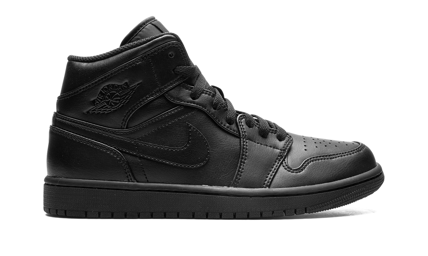 Air Jordan 1 Mid  Triple Black