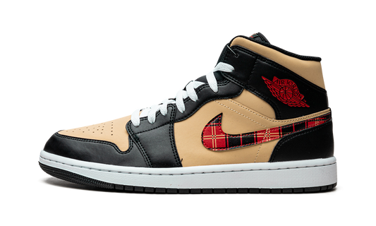 Air Jordan 1 Mid SE  Tartan Swoosh