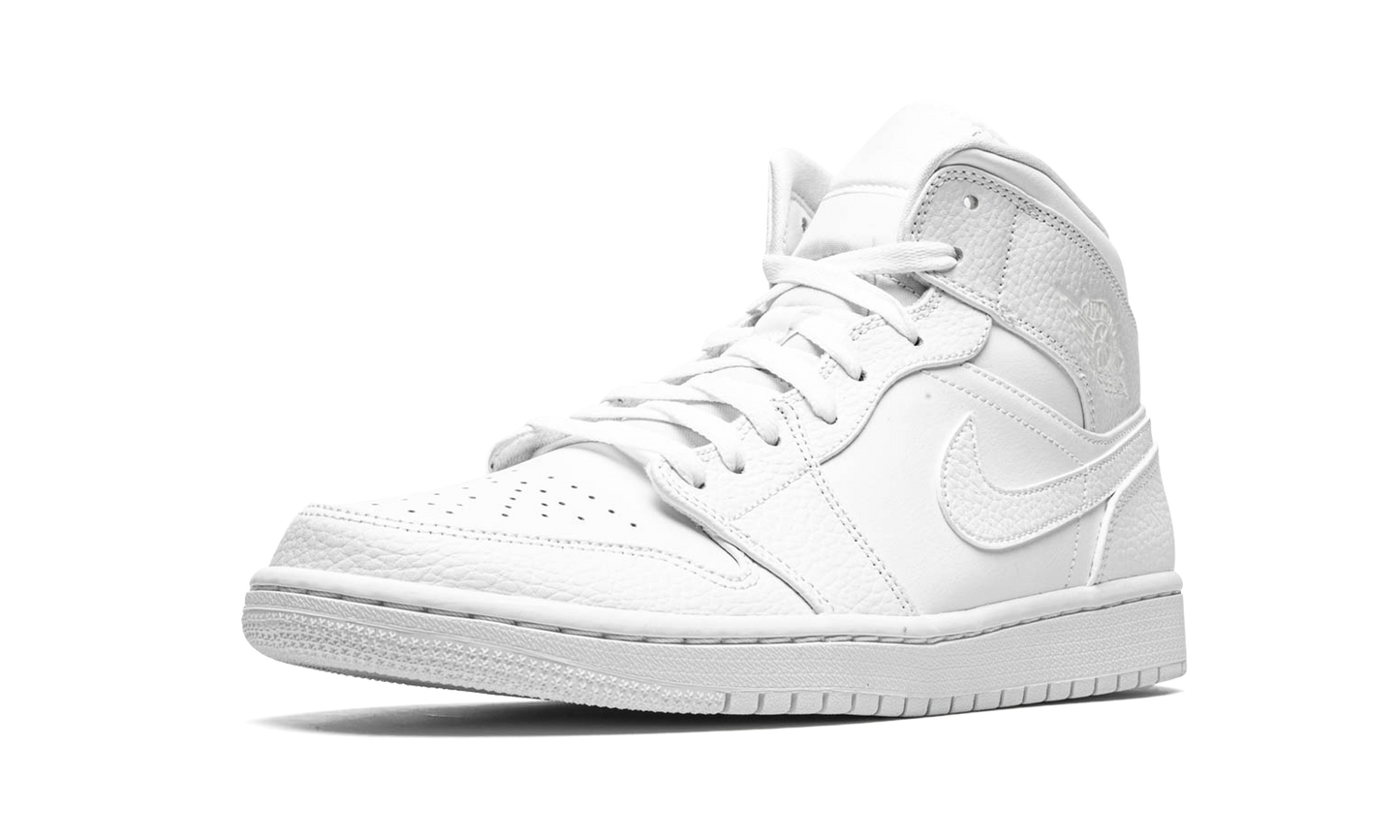 Air Jordan 1 Mid  Triple White