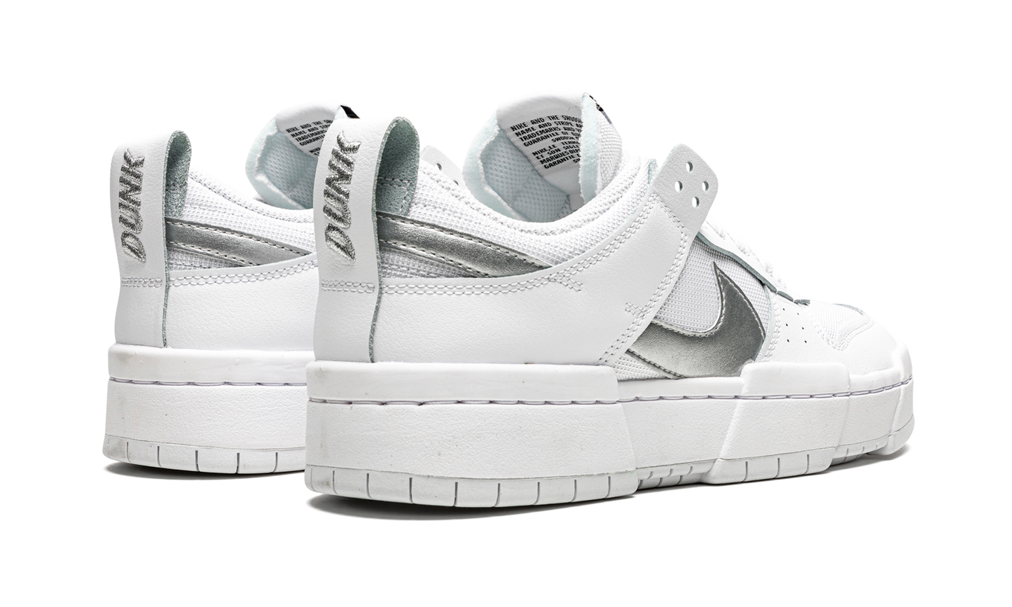 DUNK LO DISRUPT MNS WMNS  White Silver