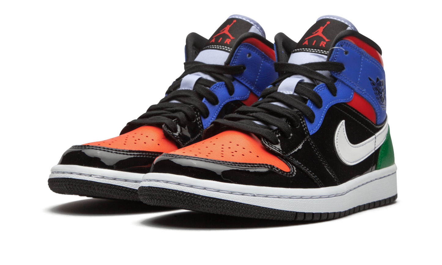 AIR JORDAN 1 MID SE WMNS  Multicolor Patent