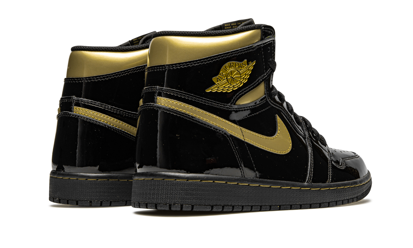 Air Jordan 1 Retro High OG  Black Metallic Gold
