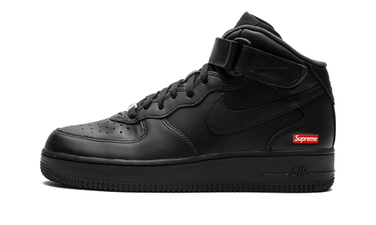Air Force 1 Mid  Supreme - Mini Box Logo Black