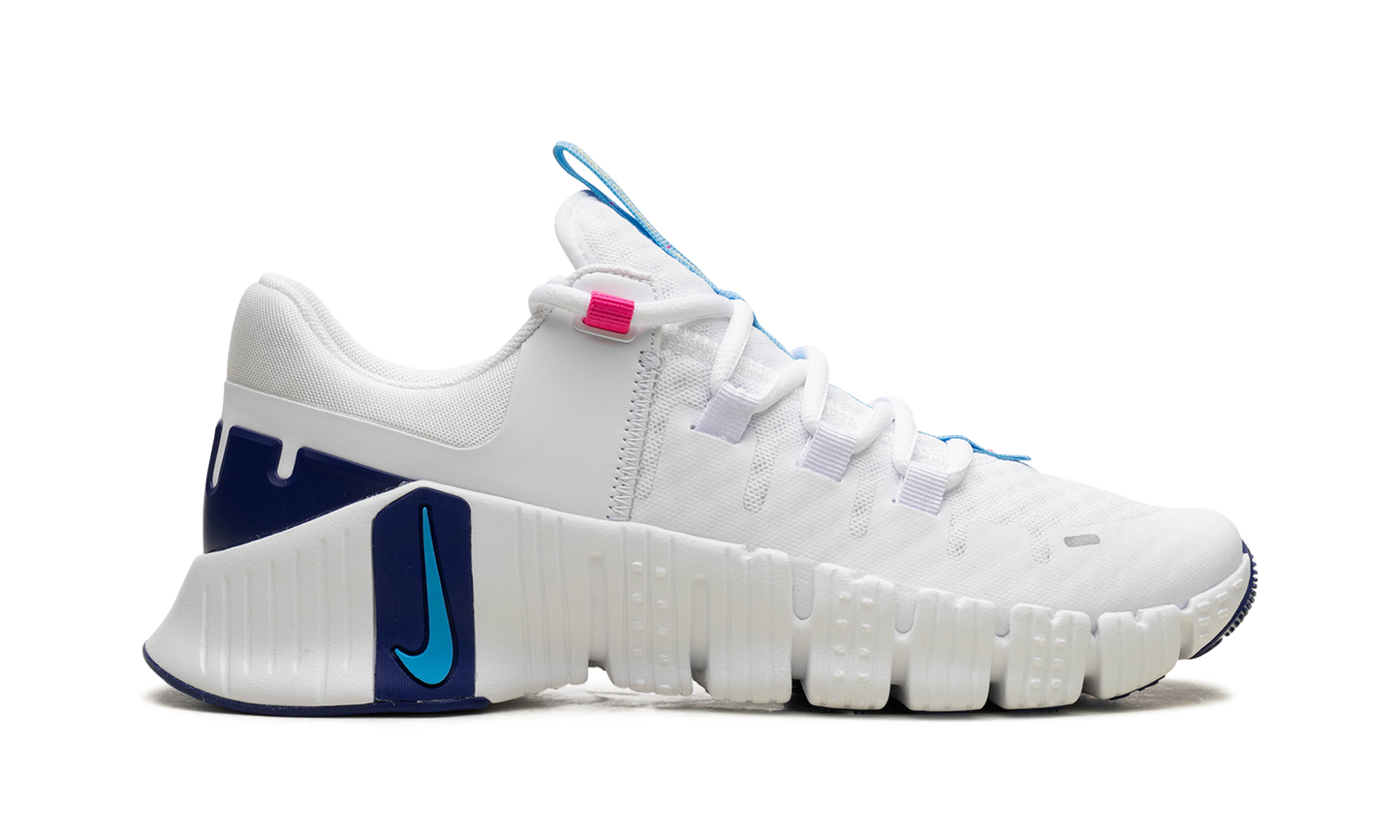 FREE METCON 5 WMNS  WHITE AQUARIUS BLUE