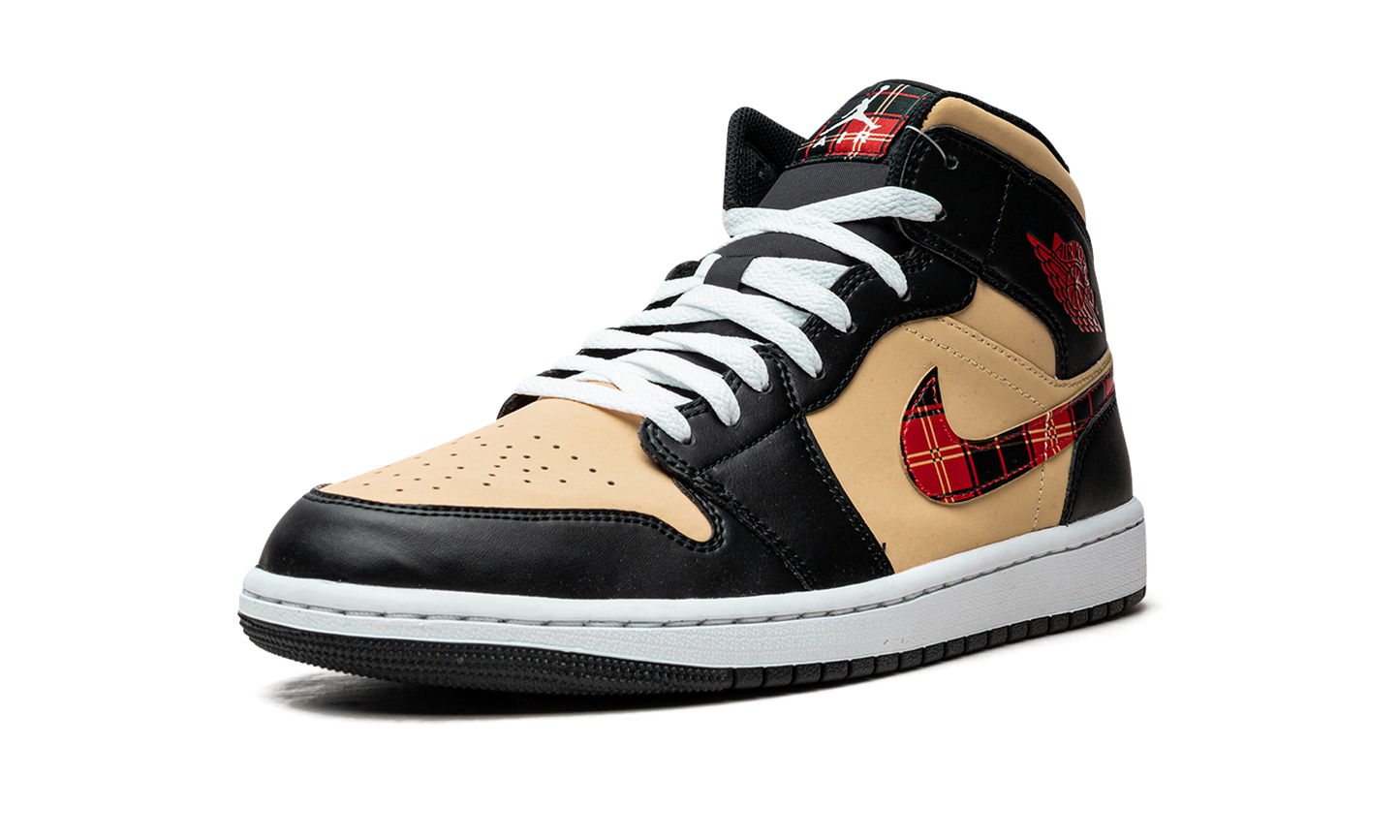 Air Jordan 1 Mid SE  Tartan Swoosh
