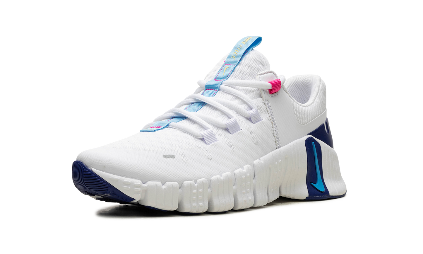 FREE METCON 5 WMNS  WHITE AQUARIUS BLUE