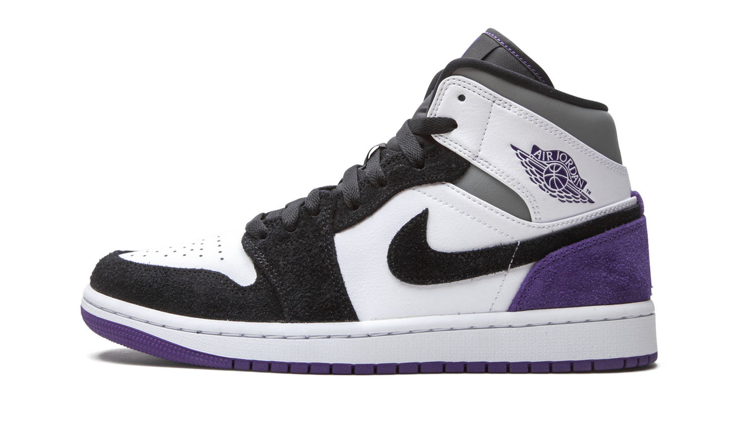 Air Jordan 1 Mid SE  Court Purple Suede