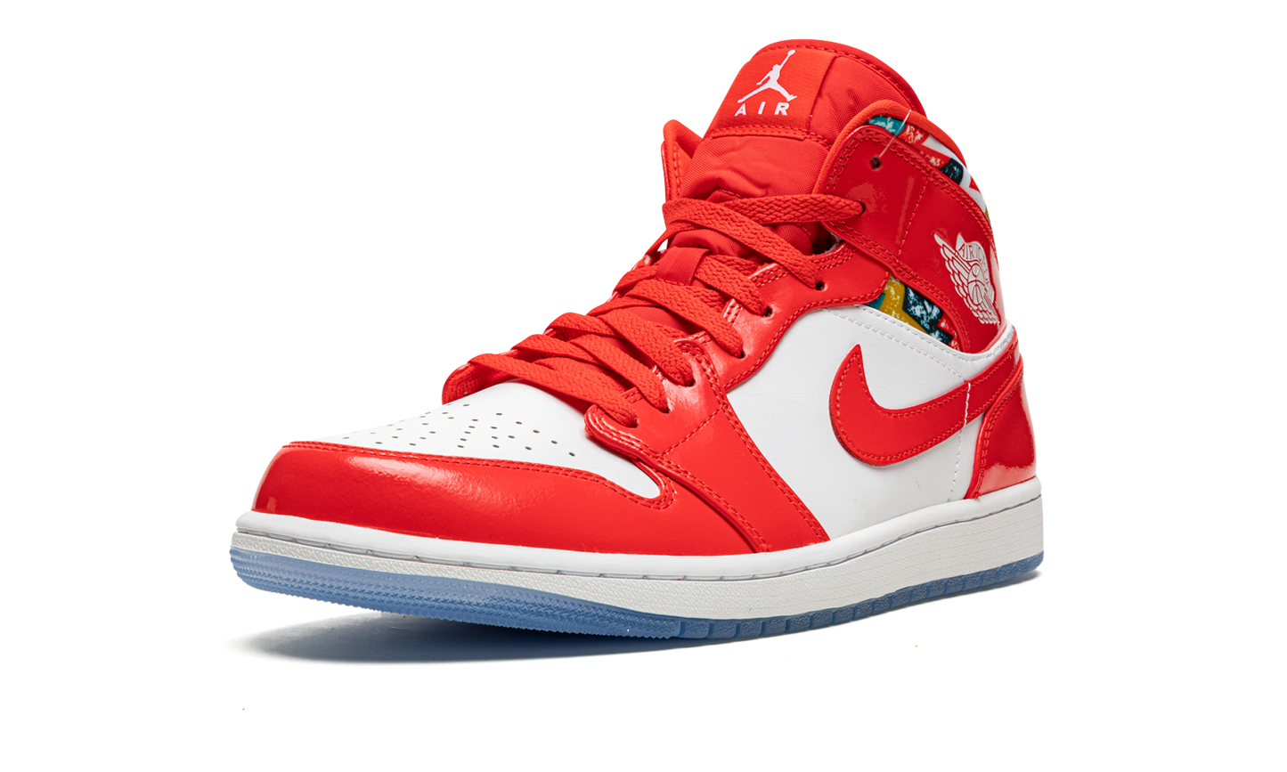 Air Jordan 1 Mid SE  Barcelona Sweater