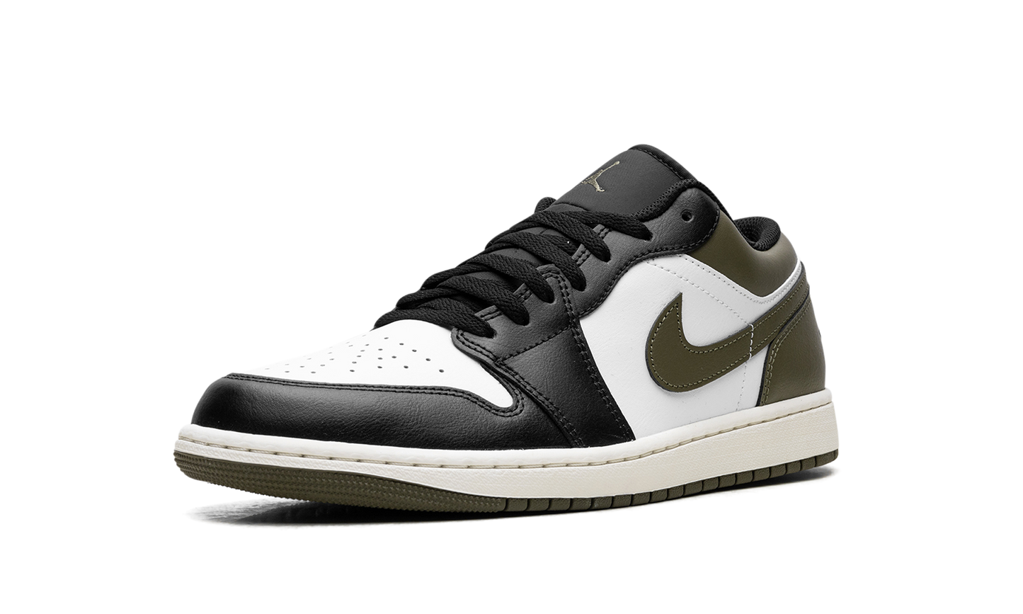 Air Jordan 1 Low  Black Toe Medium Olive