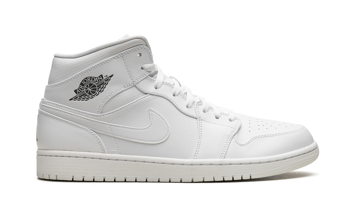Air Jordan 1 Mid  White / Cool Grey