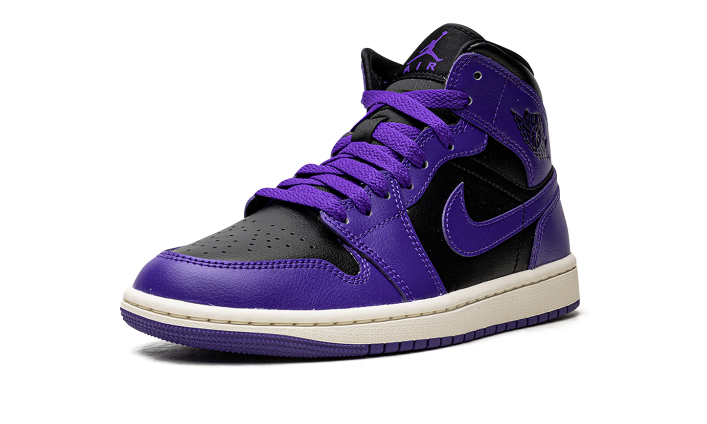 JORDAN 1 MID WMNS  Black/Purple