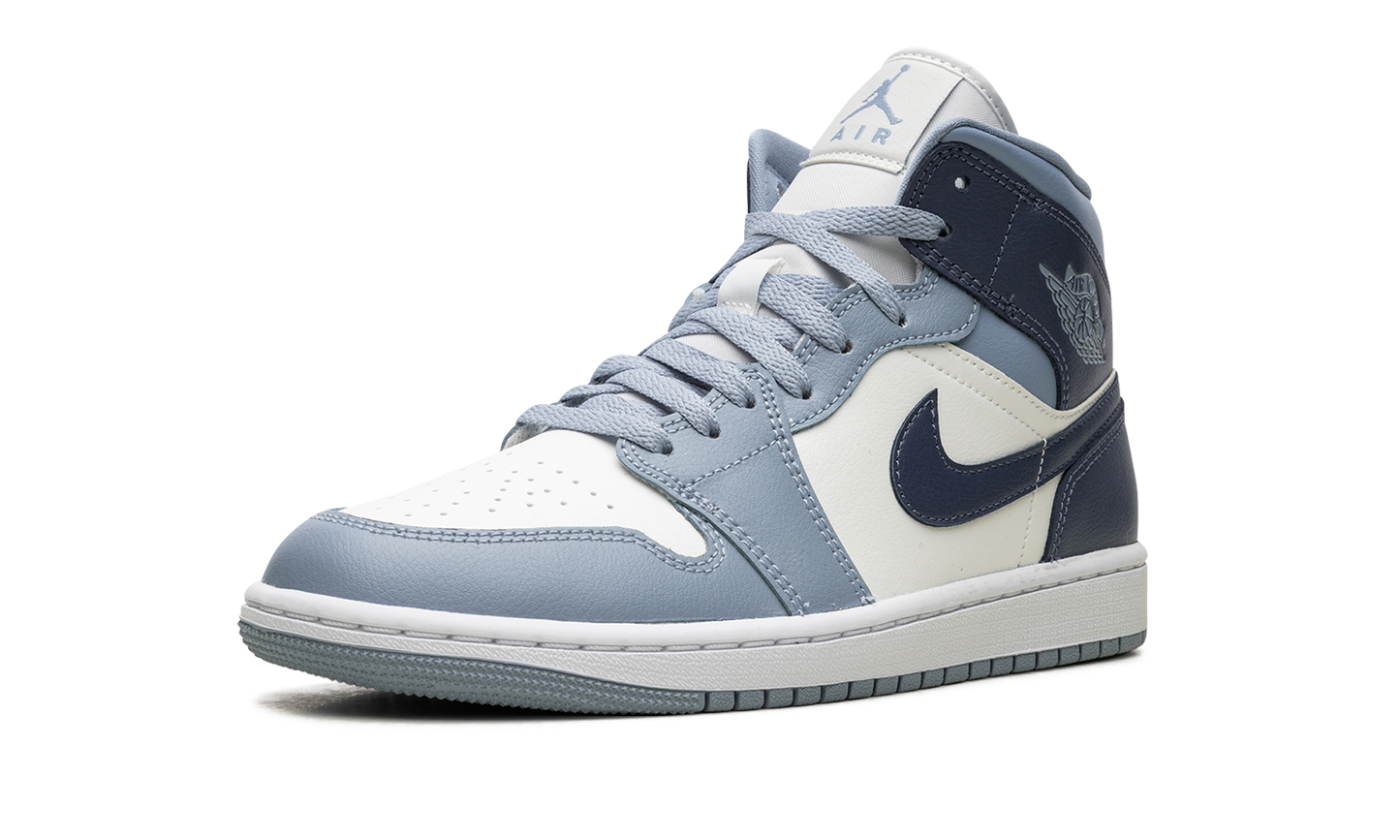 AIR JORDAN 1 MID WMNS  Two-Tone Blue