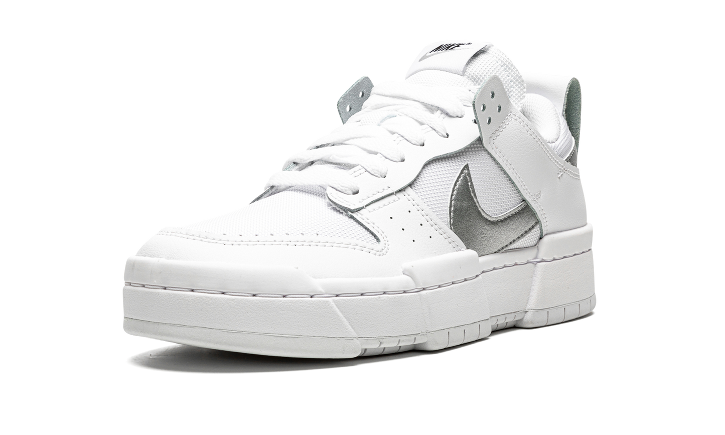 DUNK LO DISRUPT MNS WMNS  White Silver