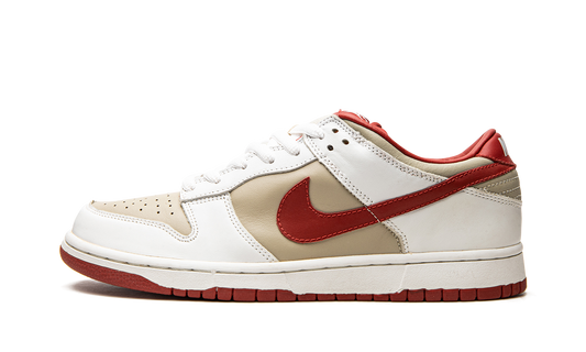 DUNK LO PRO MNS WMNS  Light Stone Varsity Red