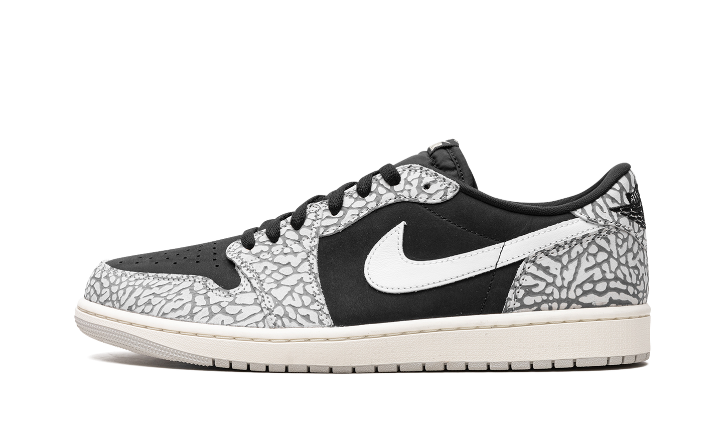 Air Jordan 1 Low  Black Elephant