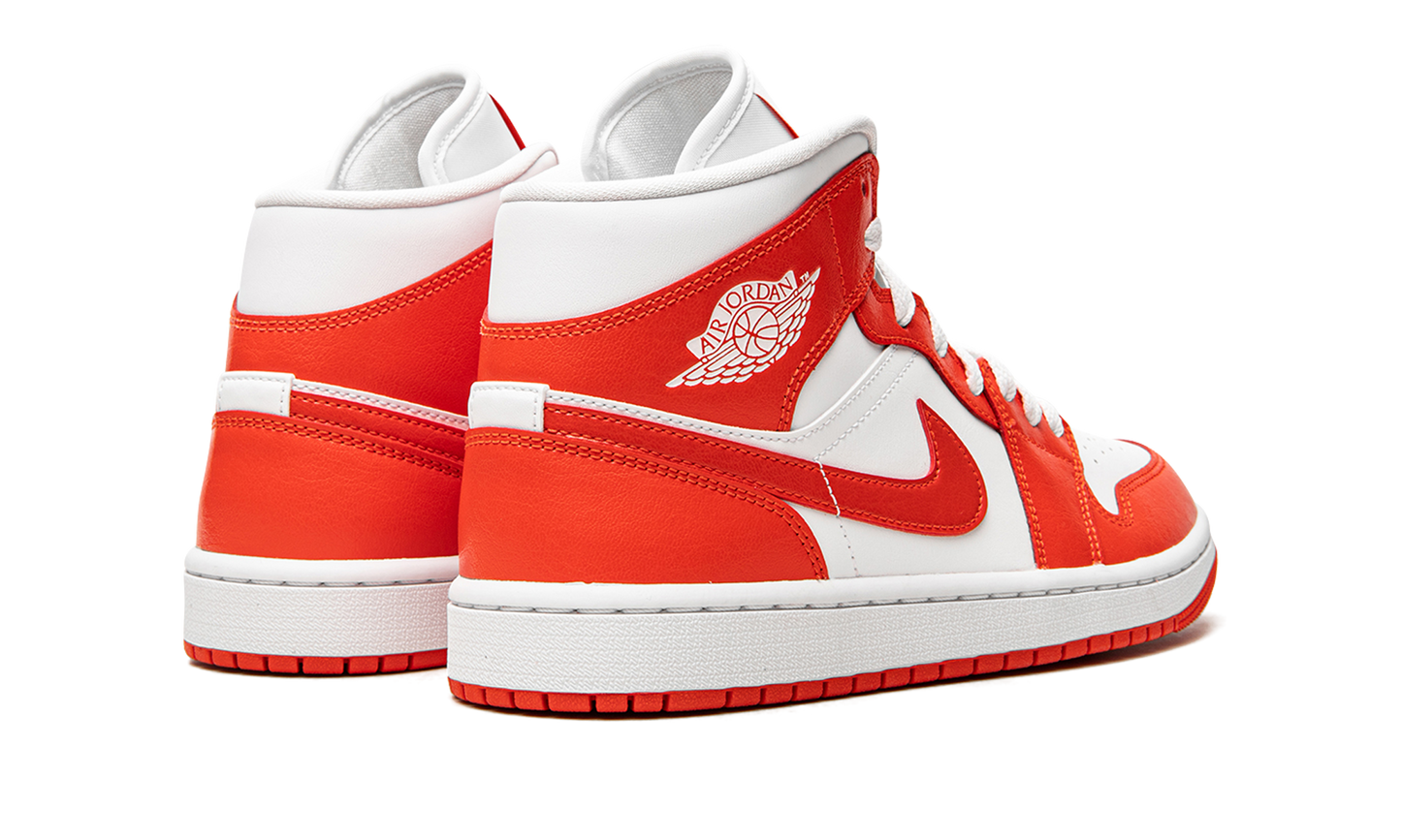 AIR JORDAN 1 MID WMNS  Habanero Red