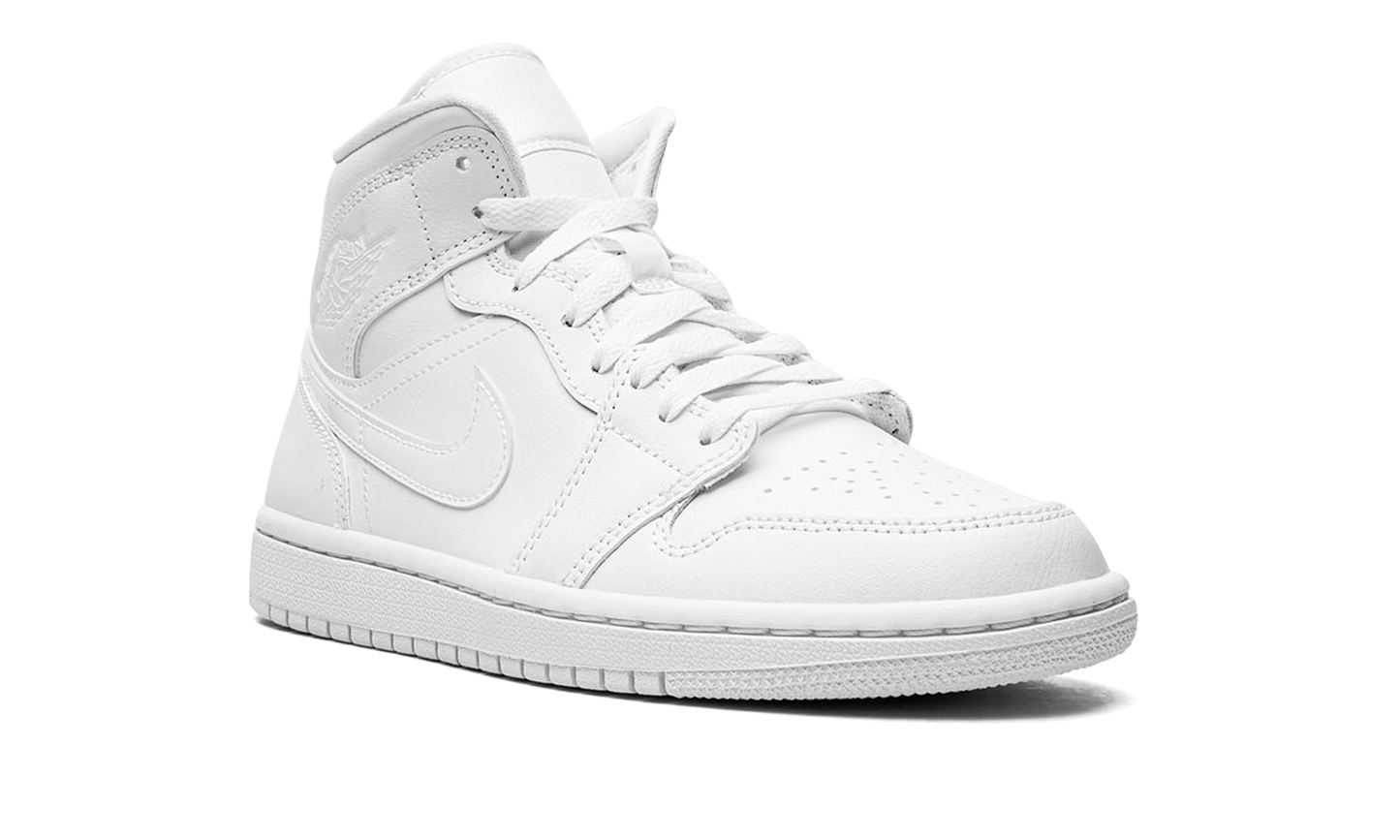AIR JORDAN 1 MID WMNS  Triple White 2022