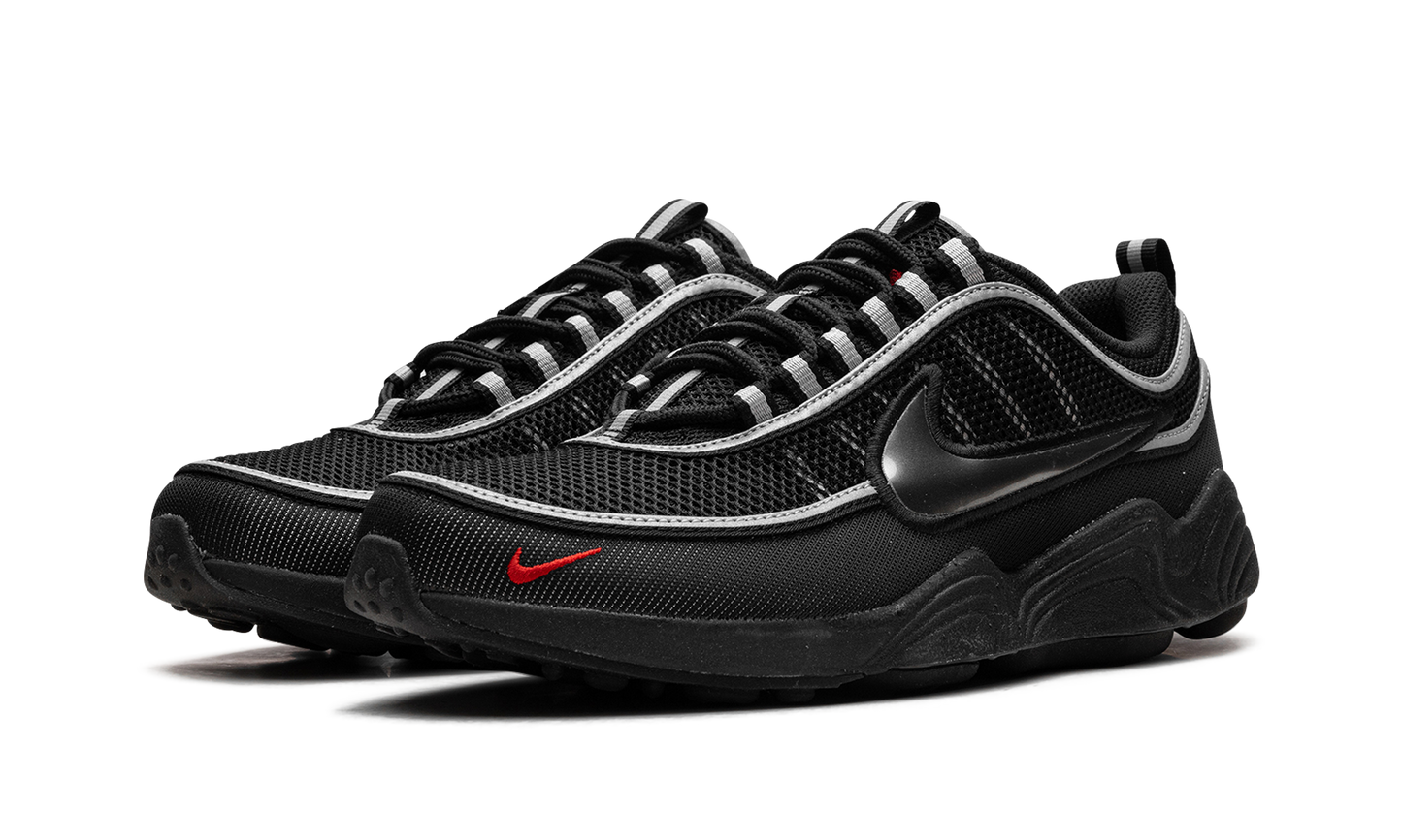 Air Zoom Spiridon  Black / Metallic Silver