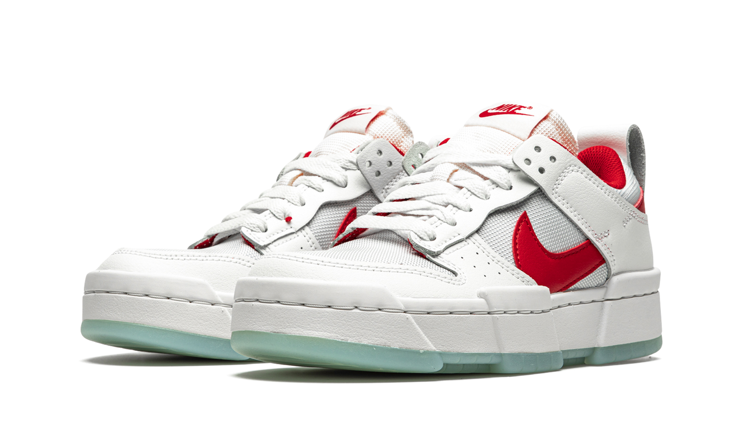DUNK LO DISRUPT WMNS  Summit White / Gym Red