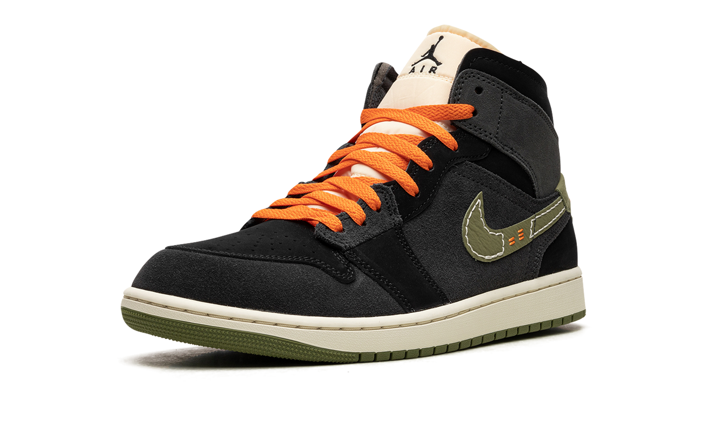 Air Jordan 1 Mid SE Craft  Anthracite Light Olive