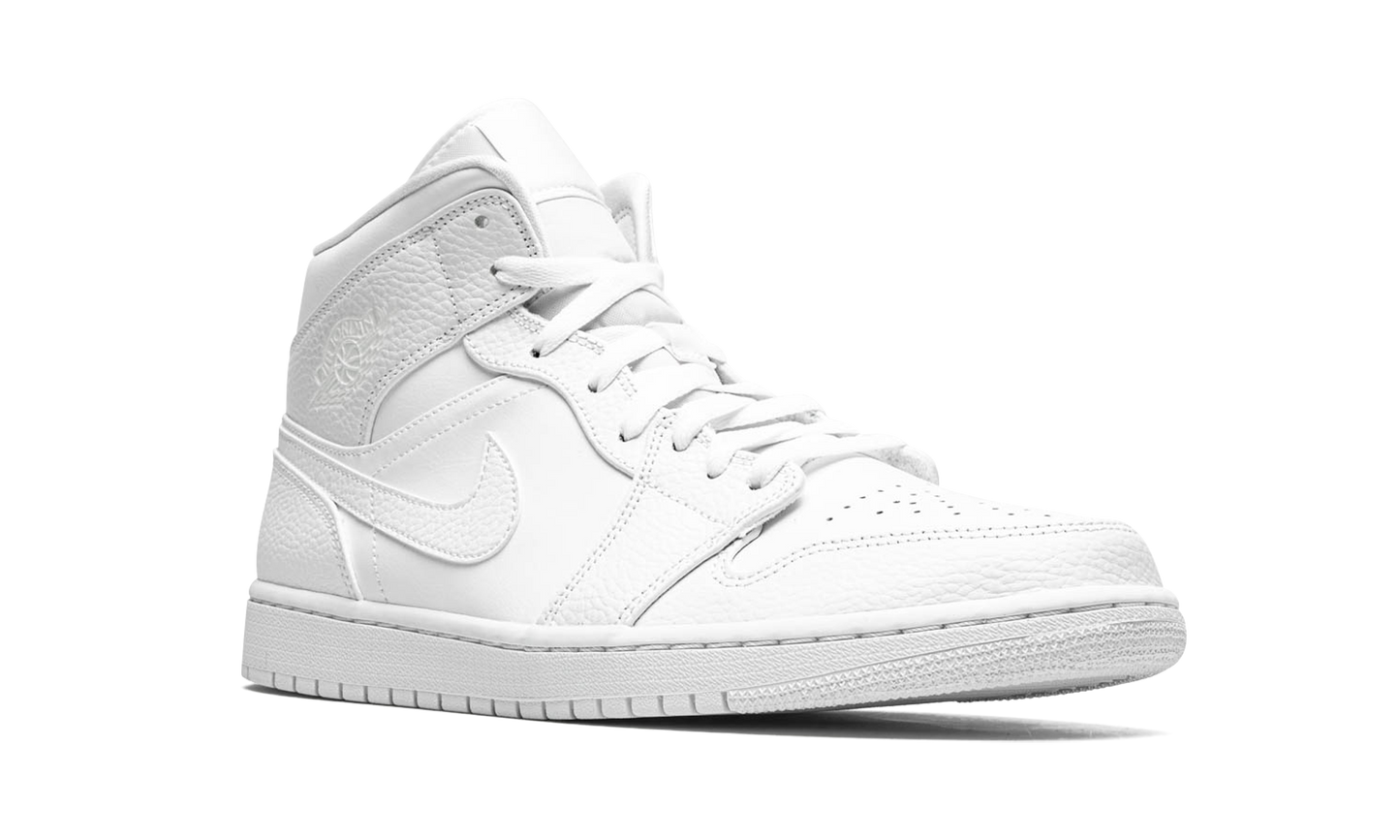 Air Jordan 1 Mid  Triple White