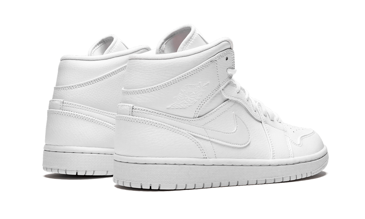 Air Jordan 1 Mid  Triple White