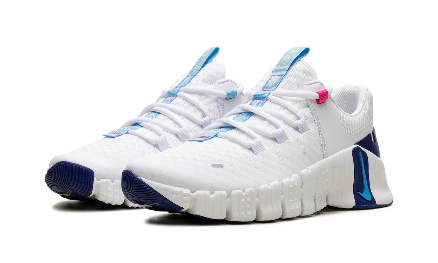 FREE METCON 5 WMNS  WHITE AQUARIUS BLUE