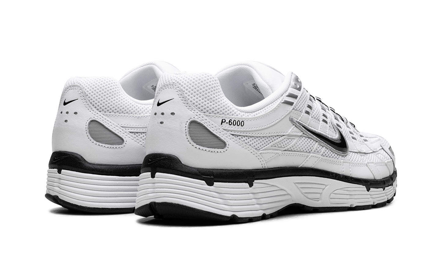 P-6000  White Metallic Silver Black