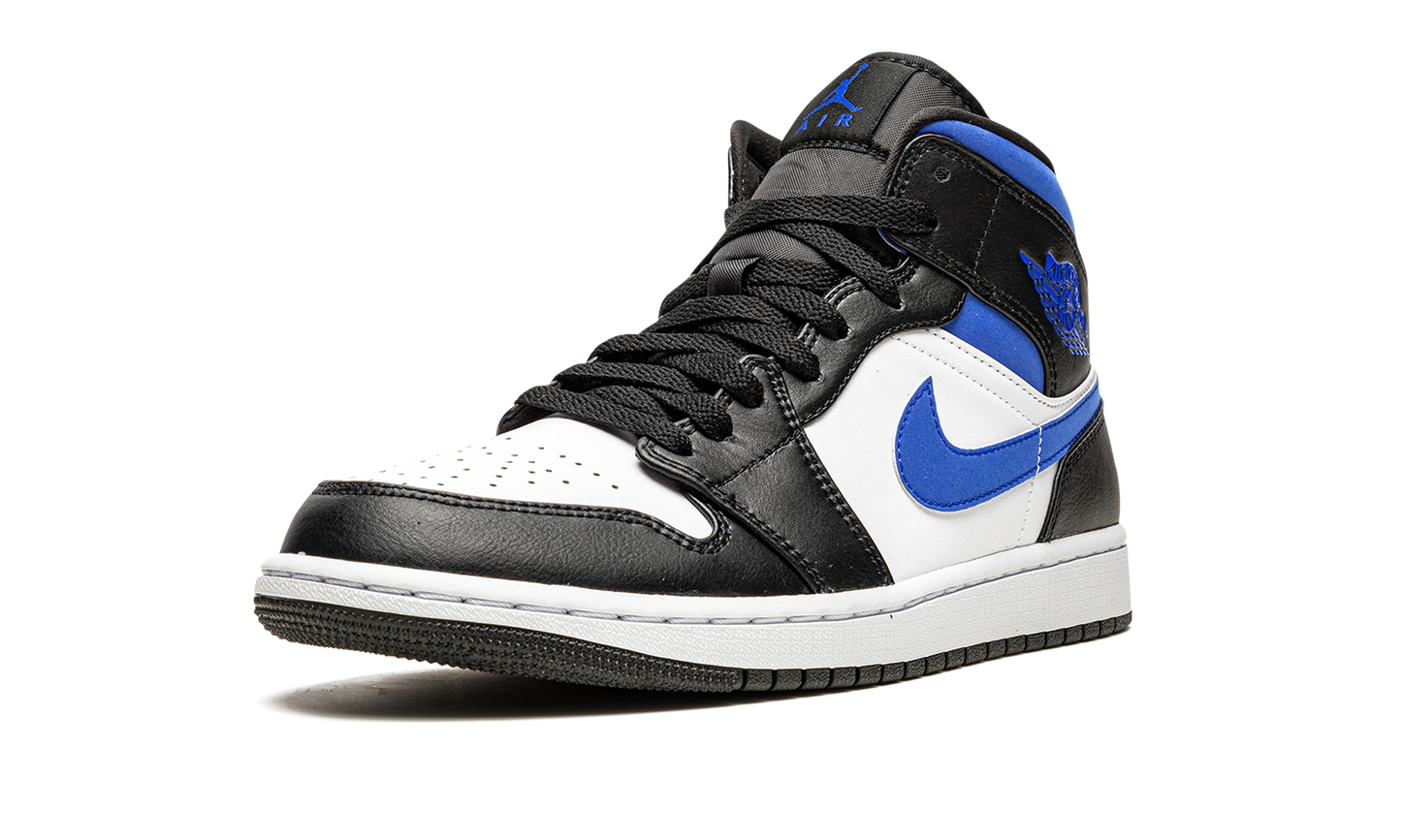 Air Jordan 1 Mid  Racer Blue / Black / White