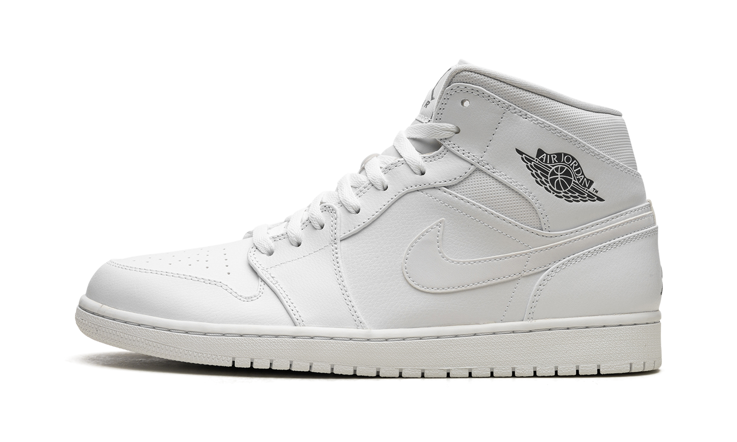 Air Jordan 1 Mid  White / Cool Grey
