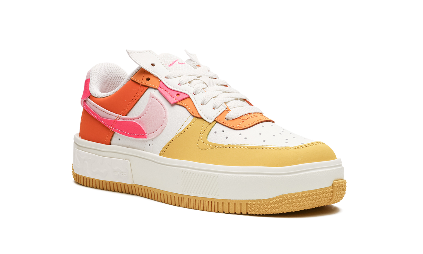 AIR FORCE 1 FONTANKA MNS WMNS  Summit White/Solar Flare/Medium Soft Pink/Hyper Pink