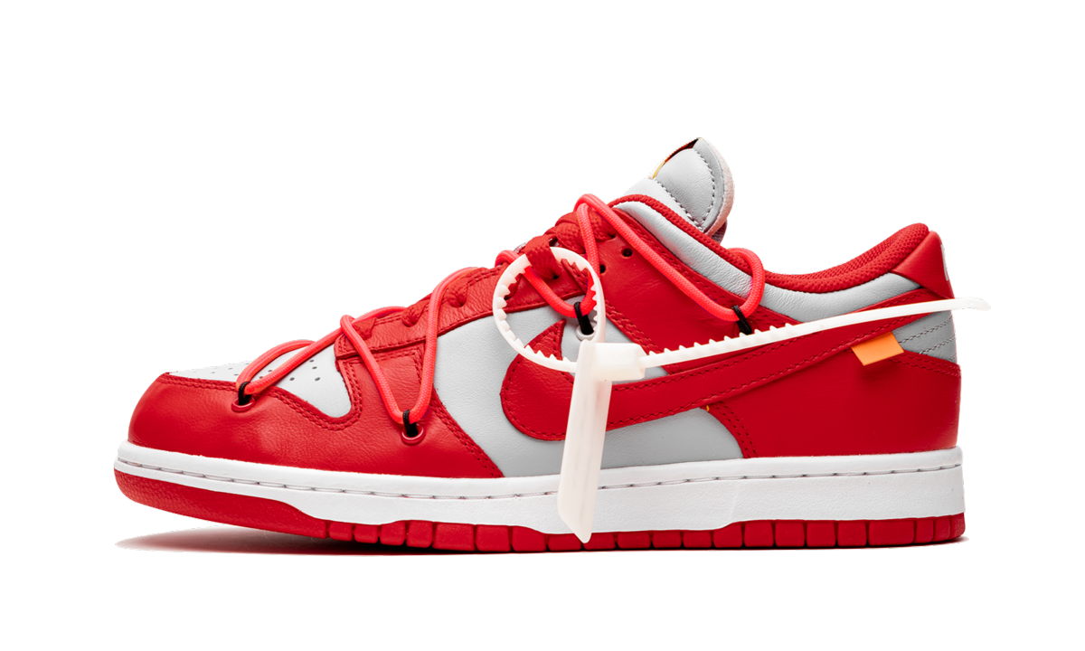 Dunk Low  Off-White - University Red