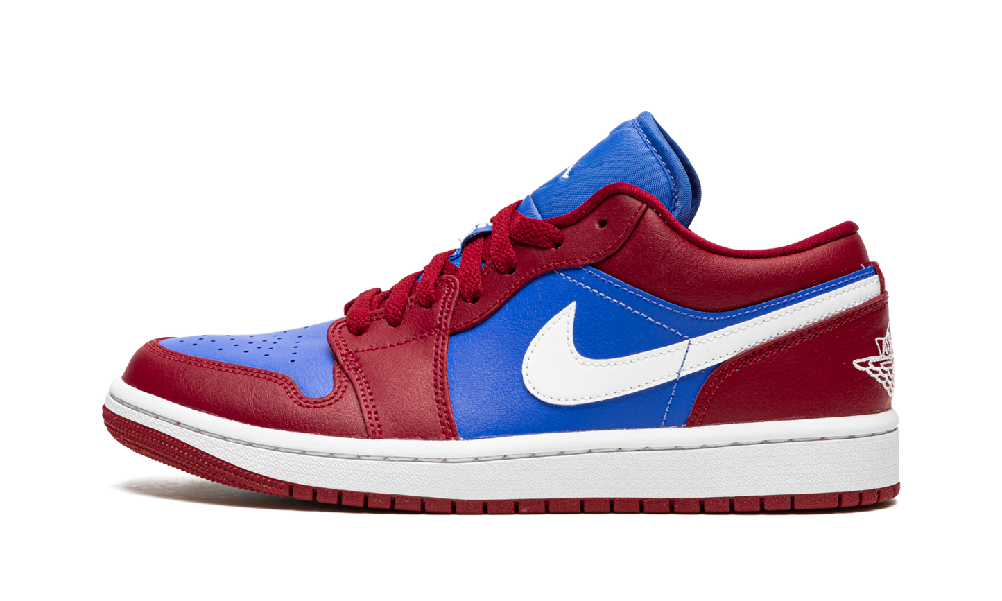 AIR JORDAN 1 LO WMNS  Pomegranate / Medium Blue