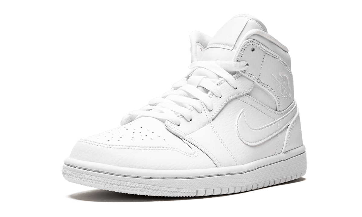 Air Jordan 1 Mid  Triple White