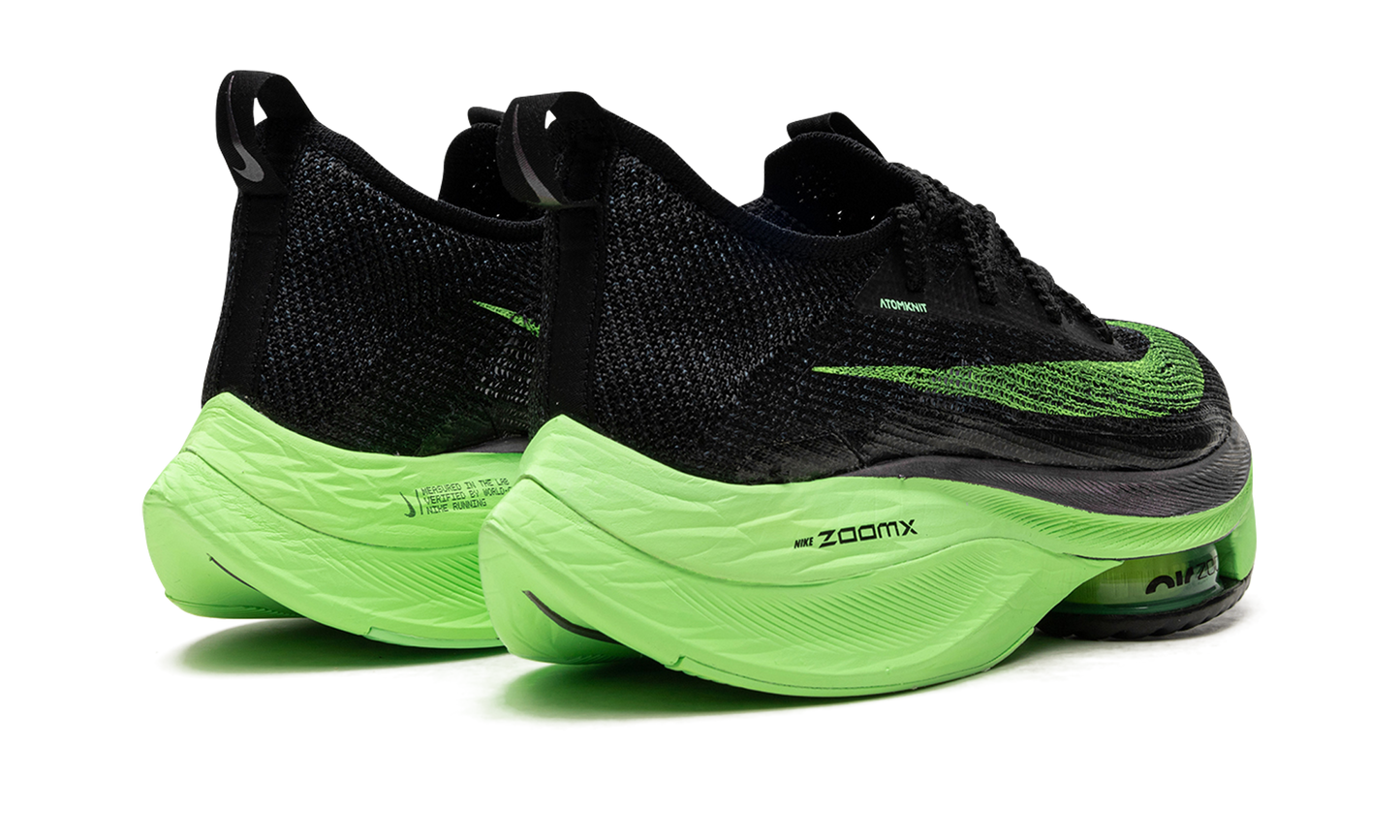 AIR ZOOM ALPHAFLY NEXT% WMNS  Black / Electric Green