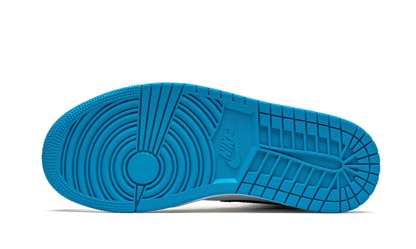 Air Jordan 1 Mid  White / Laser Blue