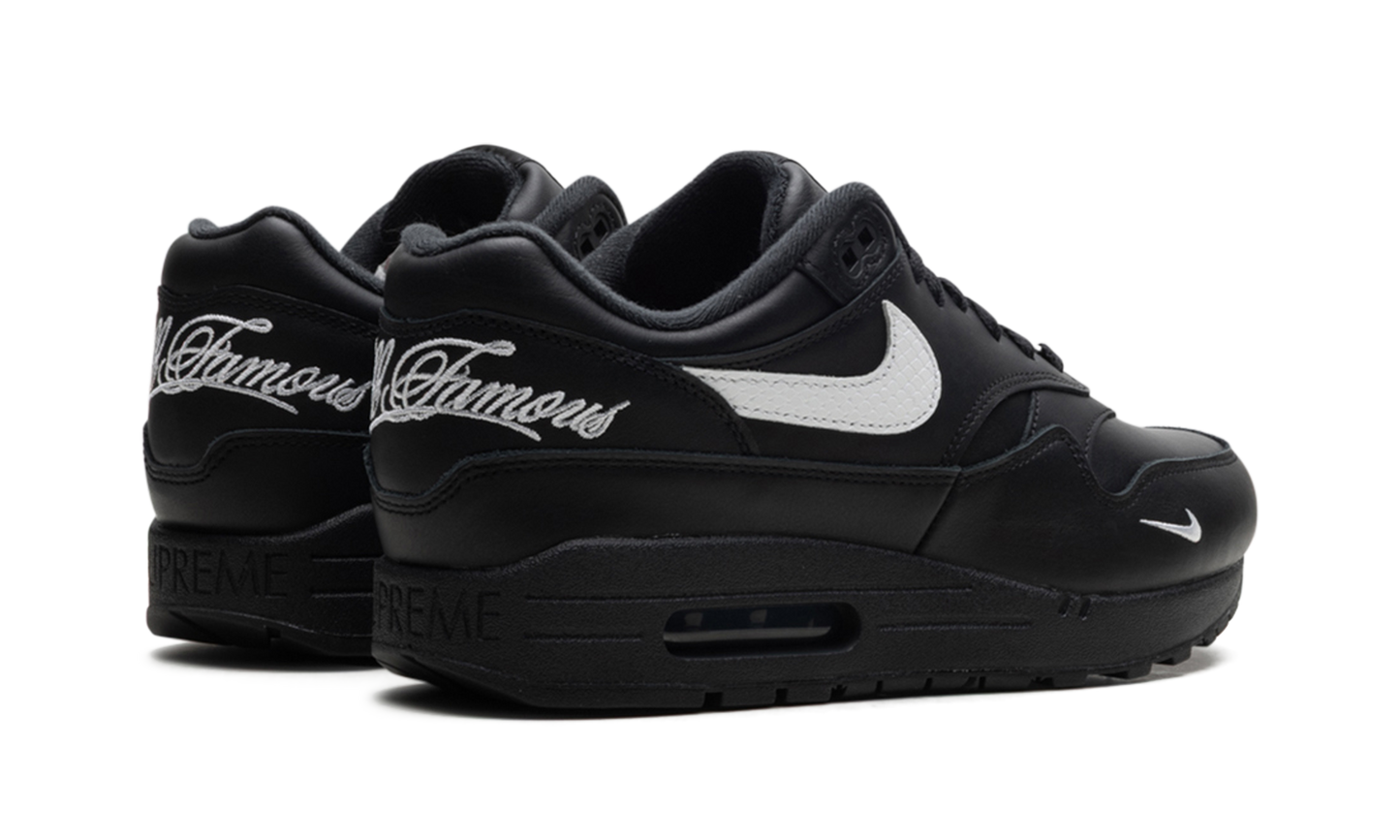 Air Max 1 '87 SP  Supreme Black White