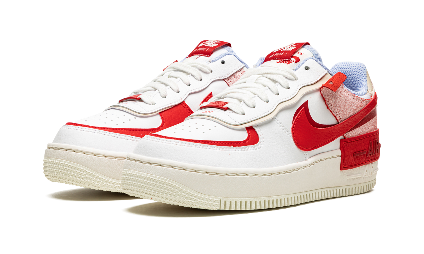 AIR FORCE 1 LO SHADO MNS WMNS  Red Cracked Leather
