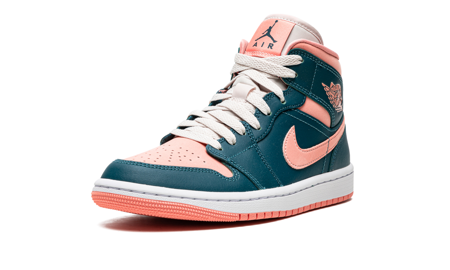 AIR JORDAN 1 MID WMNS  Dark Teal Green