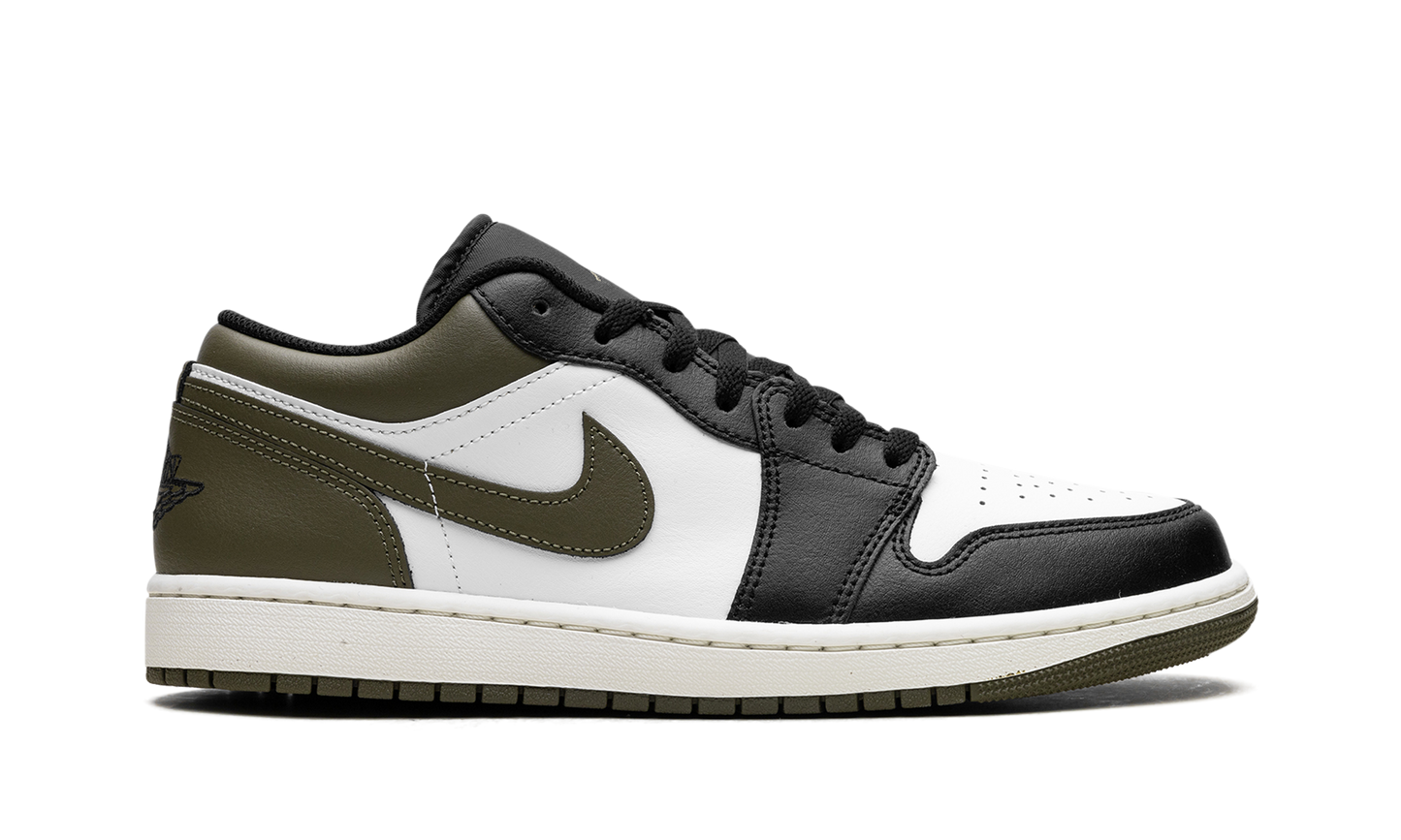 Air Jordan 1 Low  Black Toe Medium Olive