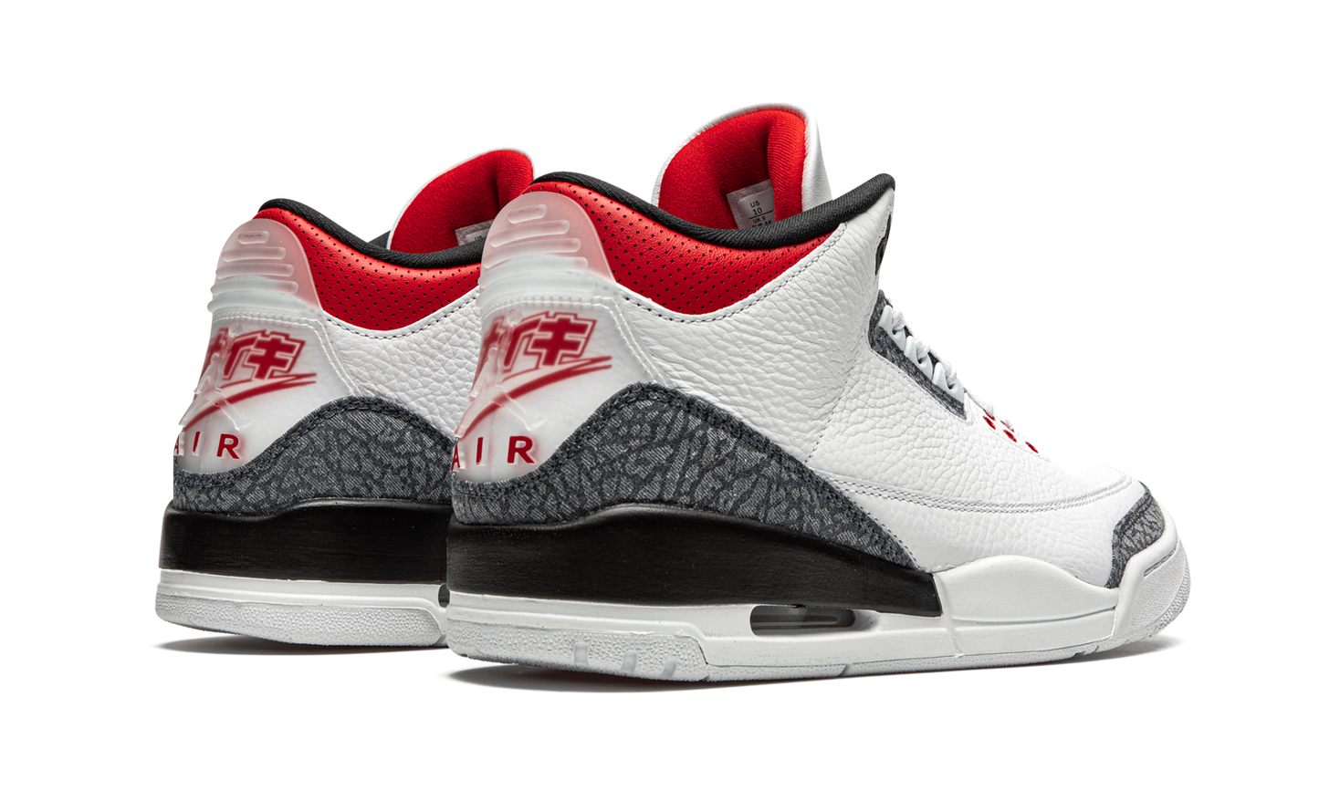 Air Jordan 3 Retro SE-T Denim  Japan Exclusive - Fire Red