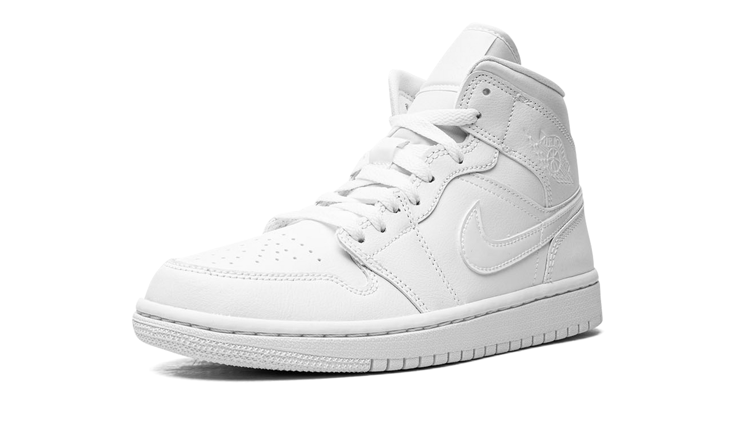 AIR JORDAN 1 MID WMNS  Triple White 2022
