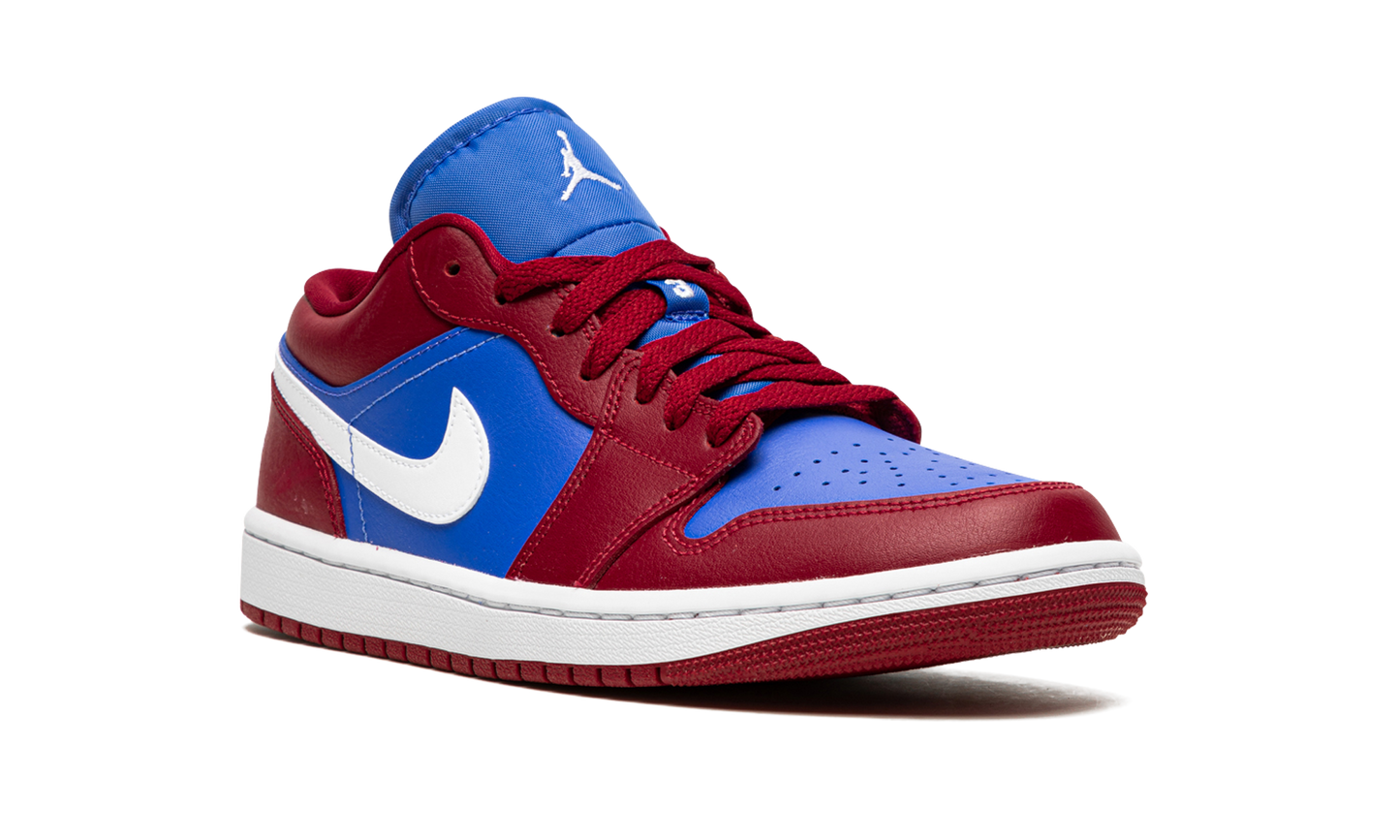 AIR JORDAN 1 LO WMNS  Pomegranate / Medium Blue