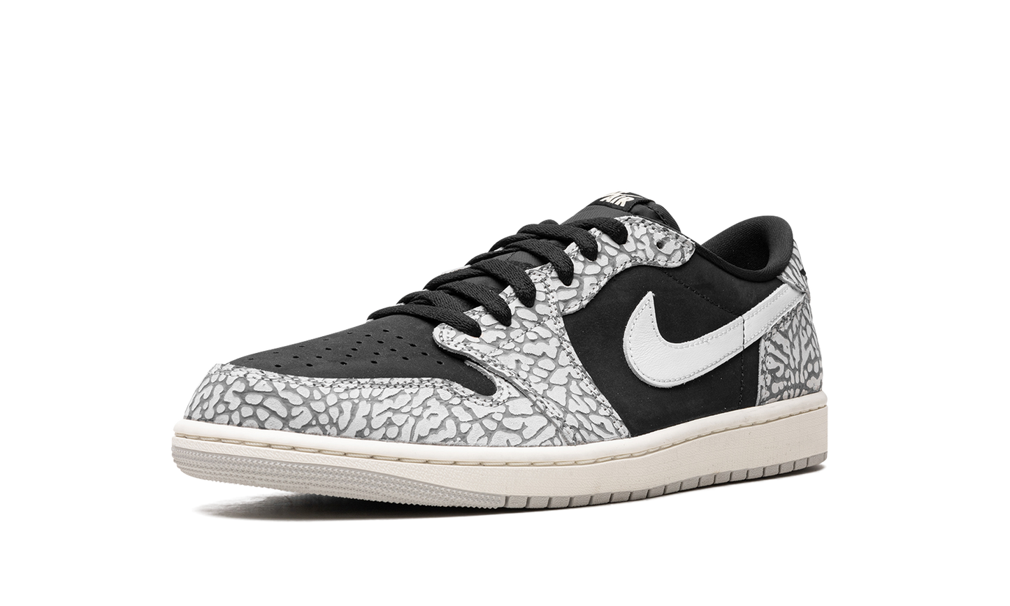 Air Jordan 1 Low  Black Elephant