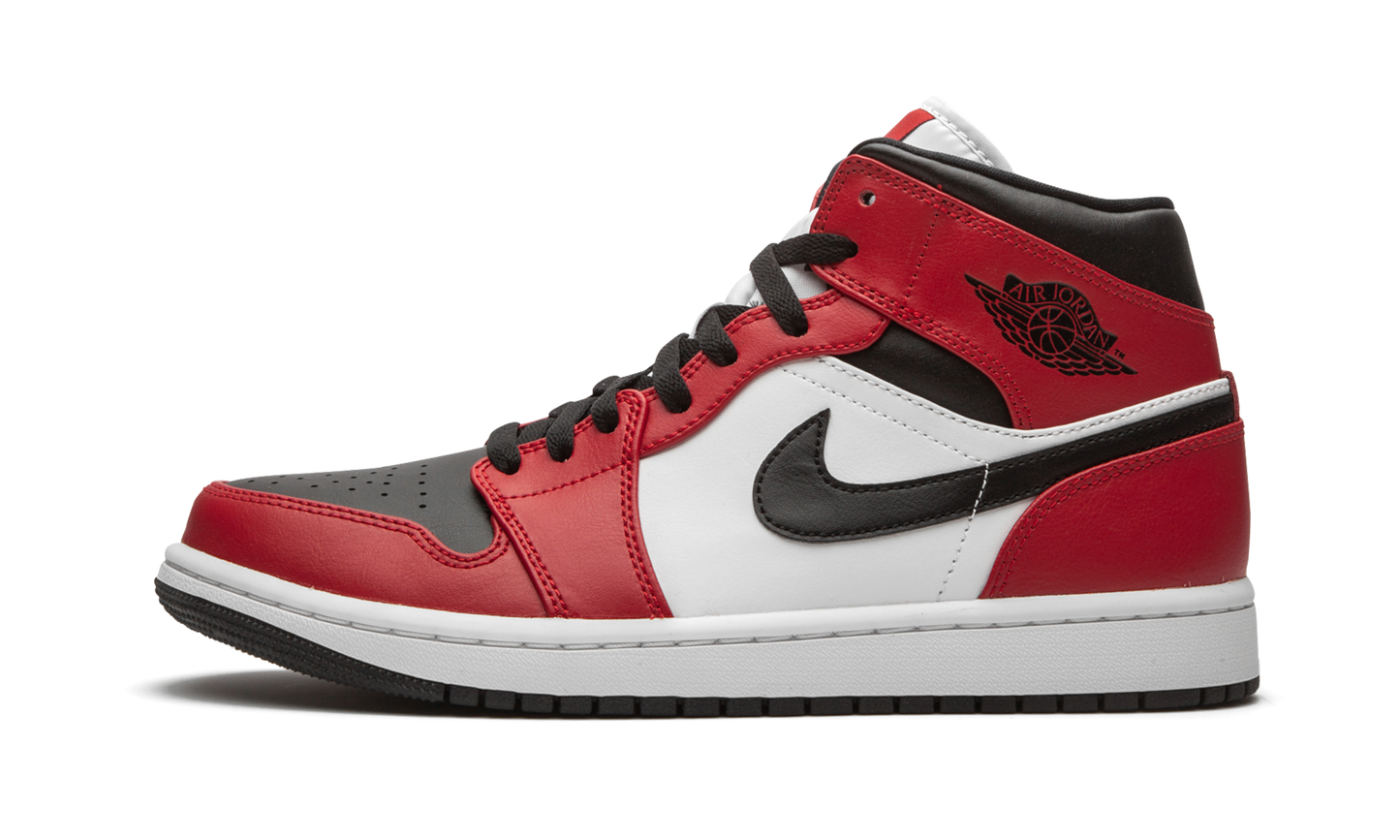 Air Jordan 1 Mid  Chicago Black Toe
