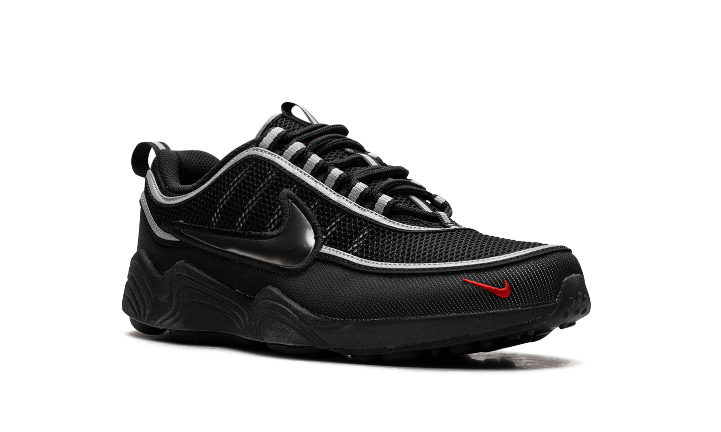 Air Zoom Spiridon  Black / Metallic Silver