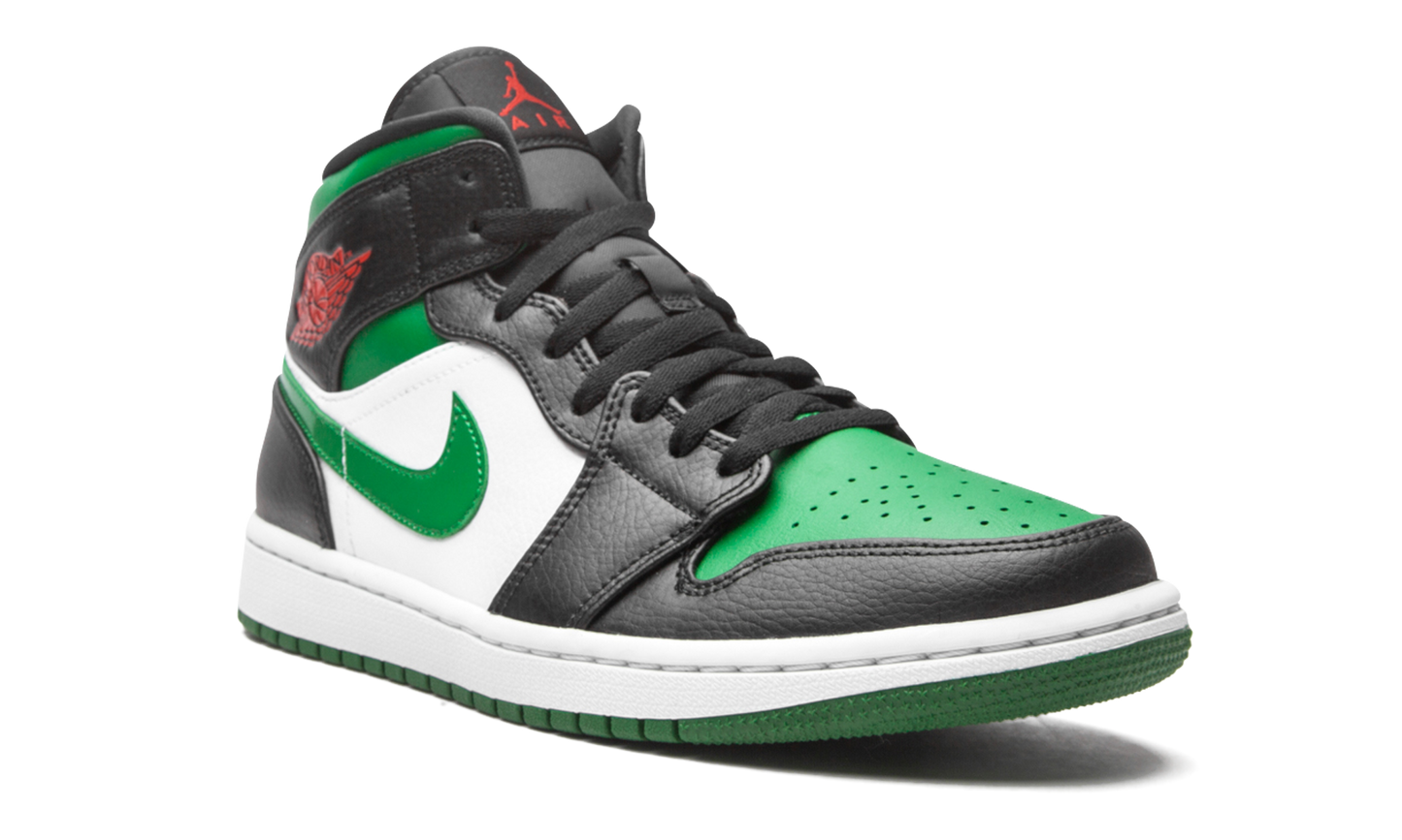 Air Jordan 1 Mid  Green Toe